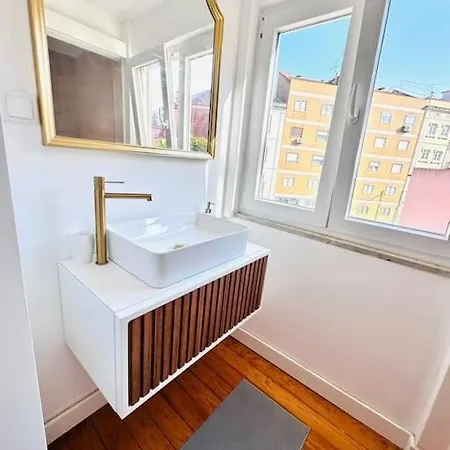Center Flat For 6 Pp Appartement Lissabon